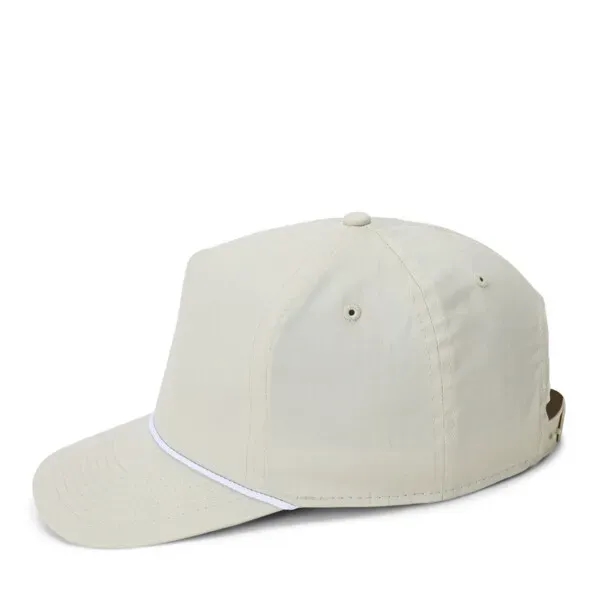 Lightweight cotton twill fabric,5 panel 'Retro Fit,Woven rope along base of... from ASI 72657 Active Life Promo / Active Life