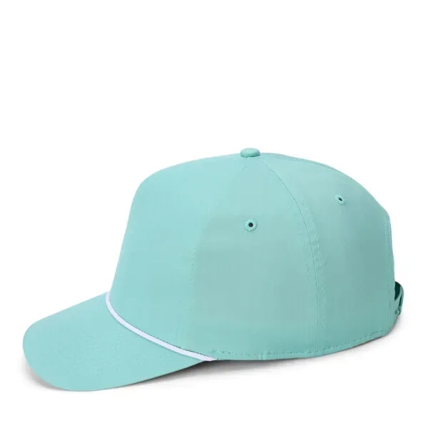 Lightweight cotton twill fabric,5 panel 'Retro Fit,Woven rope along base of... from ASI 72657 Active Life Promo / Active Life