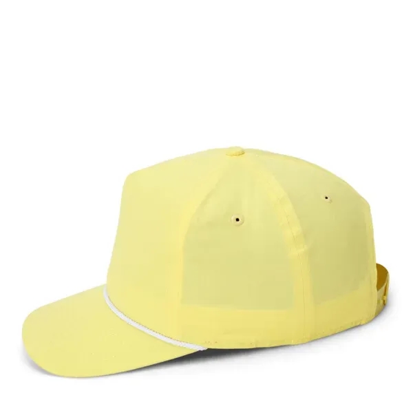 Lightweight cotton twill fabric,5 panel 'Retro Fit,Woven rope along base of... from ASI 72657 Active Life Promo / Active Life