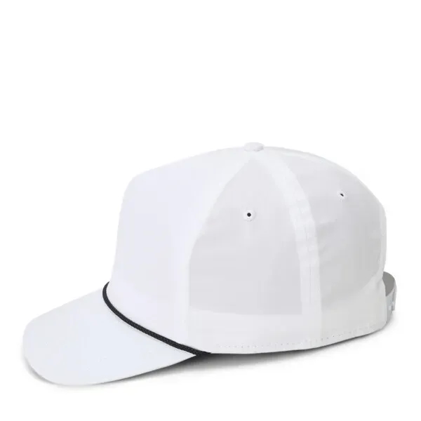 Lightweight cotton twill fabric,5 panel 'Retro Fit,Woven rope along base of... from ASI 72657 Active Life Promo / Active Life