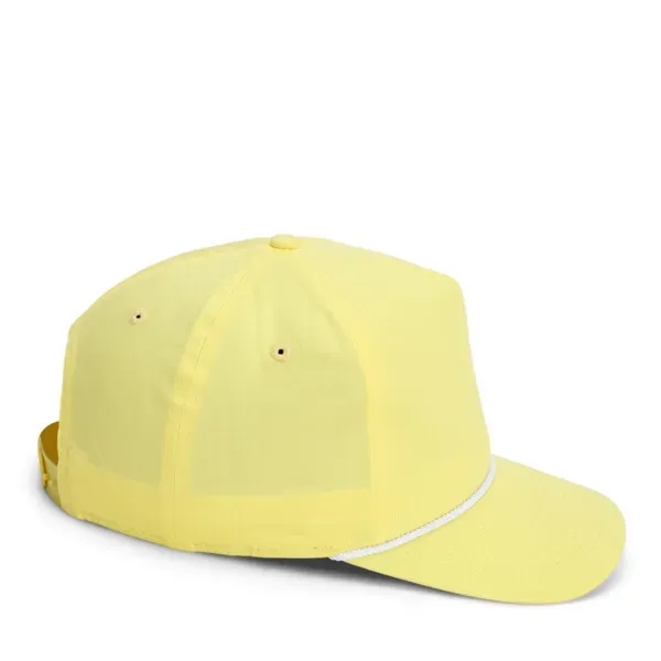 Lightweight cotton twill fabric,5 panel 'Retro Fit,Woven rope along base of... from ASI 72657 Active Life Promo / Active Life