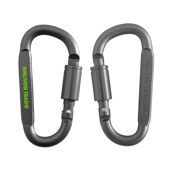 D-Ring Carabiner with Lock... from ASI 36730 Ariel Premium Supply Inc