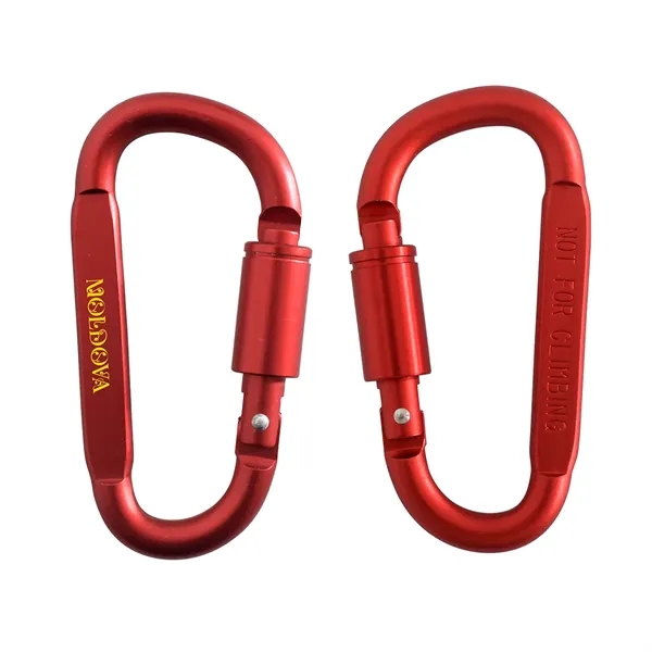 D-Ring Carabiner with Lock... from ASI 36730 Ariel Premium Supply Inc