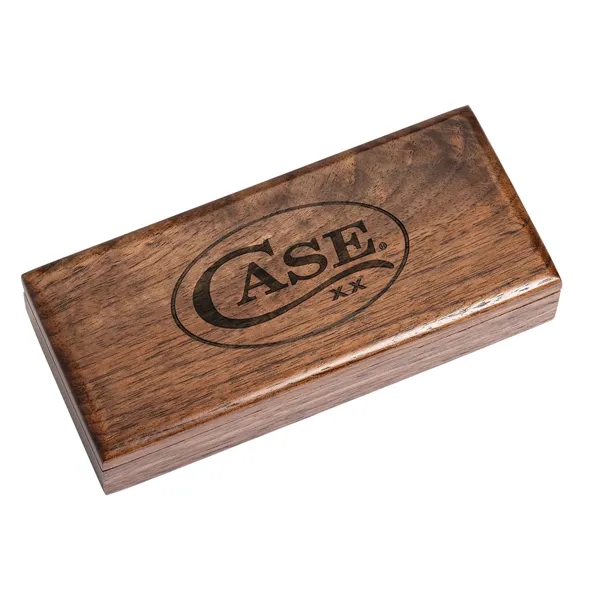 Small hinged wooden lined box... from ASI 44260 WR Case & Sons Cutlery Co / Case(R)Knives