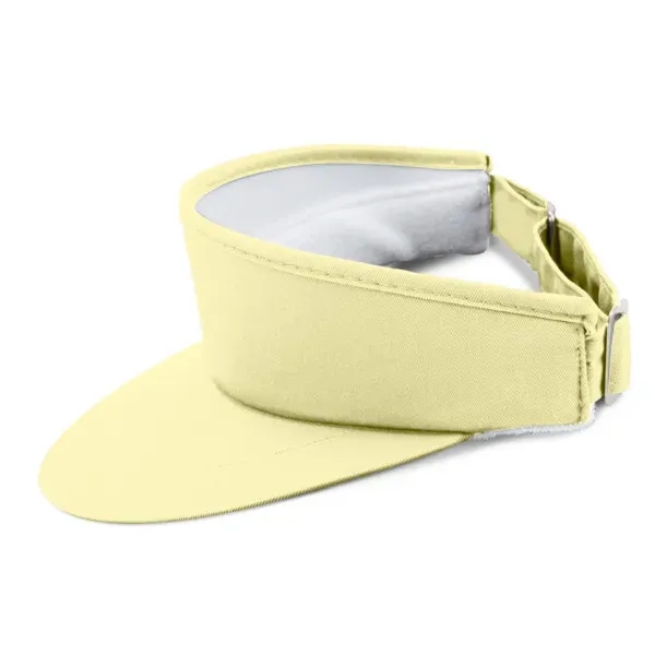 Made in the USA-Cotton/Poly Blend Fabric,White Terry Sweatband,3 1/8 Inch WideBrim,Polished... from ASI 72657 Active Life Promo / Active Life