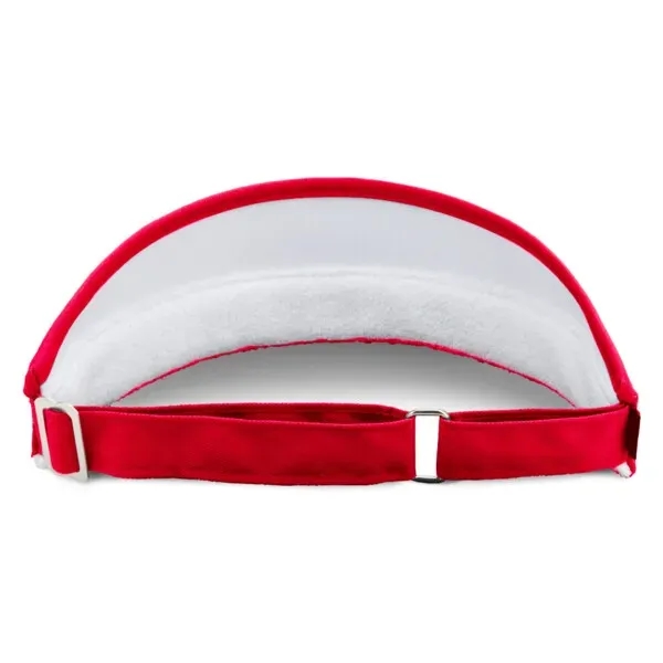 Made in the USA-Cotton/Poly Blend Fabric,White Terry Sweatband,3 1/8 Inch WideBrim,Polished... from ASI 72657 Active Life Promo / Active Life