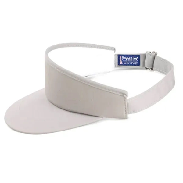 Made in the USA-Cotton/Poly Blend Fabric,White Terry Sweatband,3 1/8 Inch WideBrim,Polished... from ASI 72657 Active Life Promo / Active Life