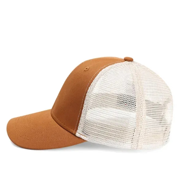 Garment washed cotton twill front and ultra-soft polyester mesh back,Structured mid-crown... from ASI 72657 Active Life Promo / Active Life