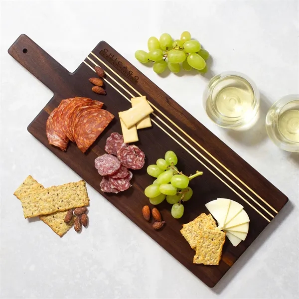 Rock & Branch® Dark Acacia Pinstripe Board. Acacia has been one... from ASI 91565 Totally Bamboo