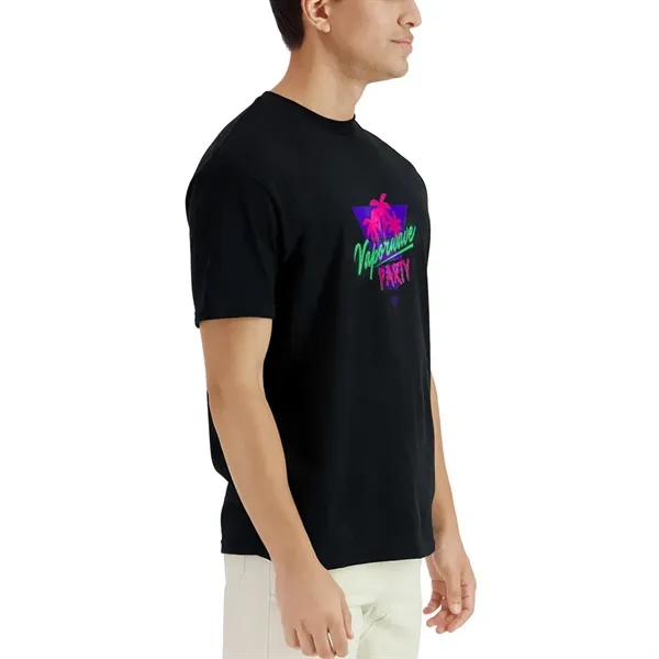 Unisex cotton t-shirt with short sleeves, rib collar and tear-away label,... from ASI 39552 BEL Promo