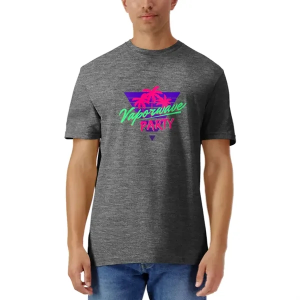 Unisex cotton t-shirt with short sleeves, rib collar and tear-away label,... from ASI 39552 BEL Promo