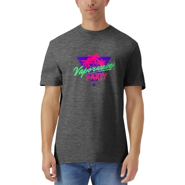 Unisex cotton t-shirt with short sleeves, rib collar and tear-away label,... from ASI 39552 BEL Promo