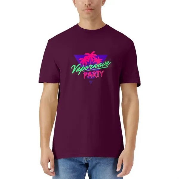 Unisex cotton t-shirt with short sleeves, rib collar and tear-away label,... from ASI 39552 BEL Promo