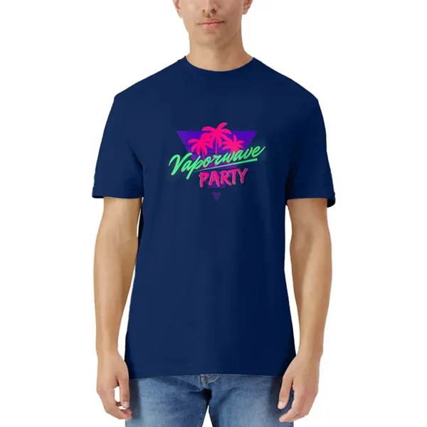 Unisex cotton t-shirt with short sleeves, rib collar and tear-away label,... from ASI 39552 BEL Promo