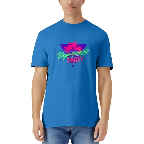 Unisex cotton t-shirt with short sleeves, rib collar and tear-away label,... from ASI 39552 BEL Promo