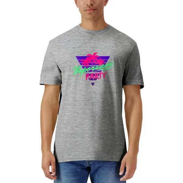 Unisex cotton t-shirt with short sleeves, rib collar and tear-away label,... from ASI 39552 BEL Promo