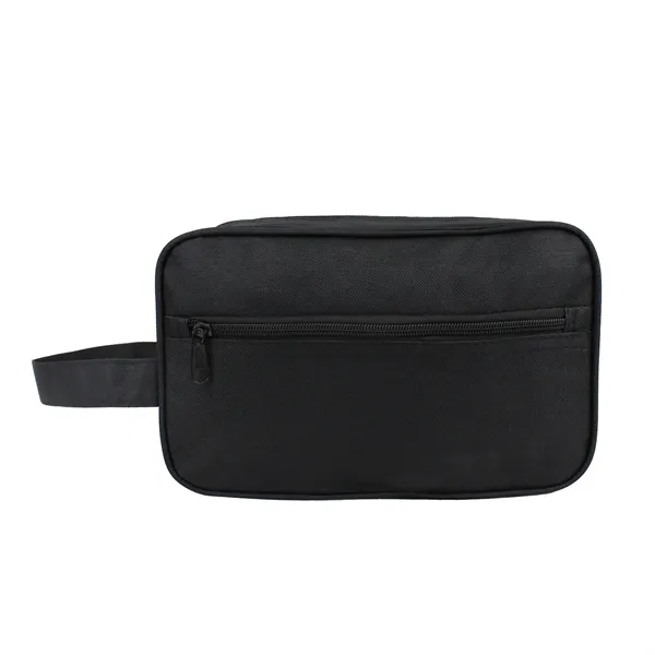 10.5"W x 6.5"H x 5.5"G toiletry bag with 2 main zipper... from ASI 37980 Bagworld