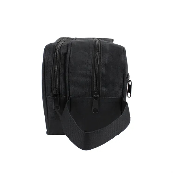 10.5"W x 6.5"H x 5.5"G toiletry bag with 2 main zipper... from ASI 37980 Bagworld