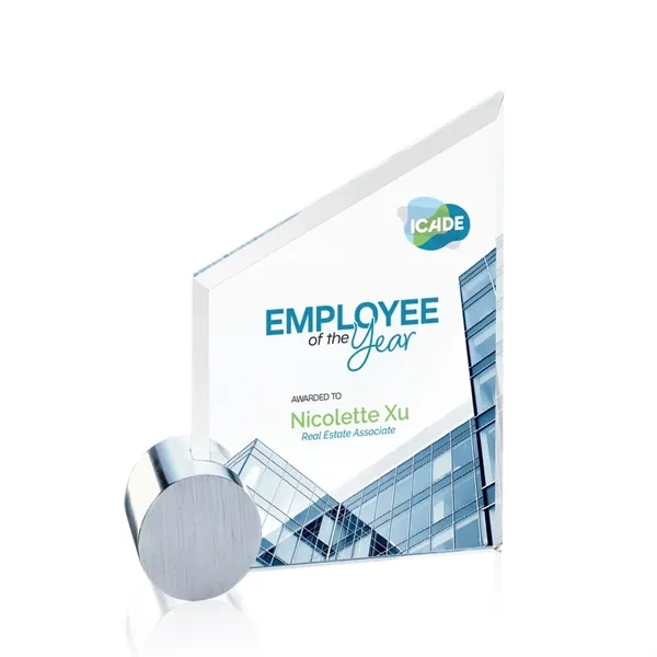 Cooper VividPrint™ Award -  Starfire/Chrome Circle... from ASI 84592 St Regis Group / St Regis