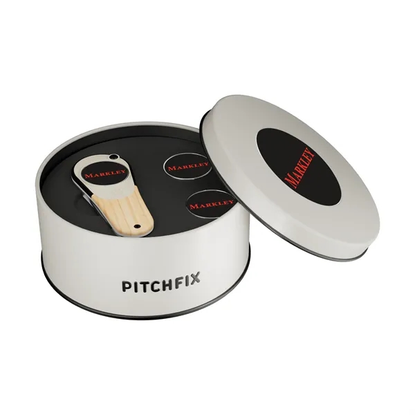 Gift set with divot tool and pair of ball markers in... from ASI 52263 EMT