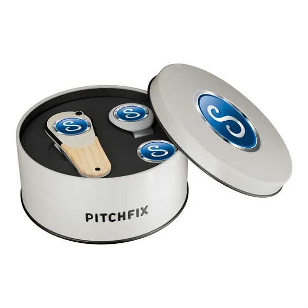 Golf divot tool, hat clip and ball marker in round gif... from ASI 52263 EMT