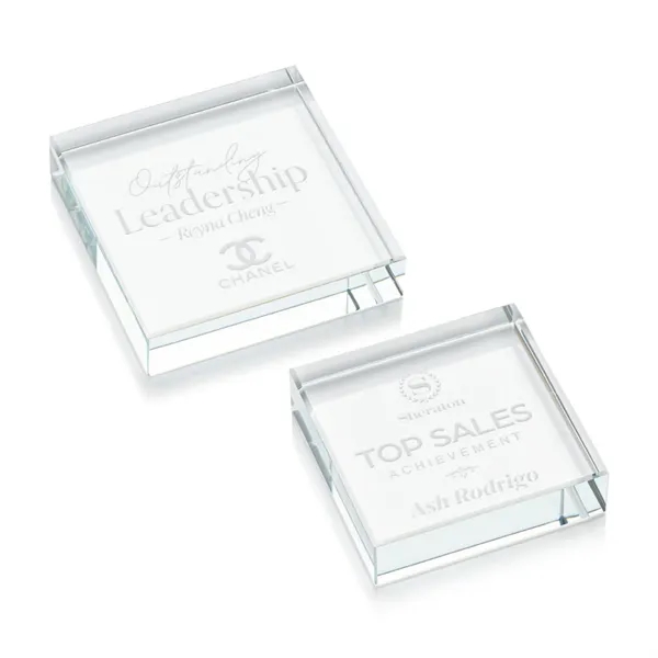 Winston Square Paperweight... from ASI 84592 St Regis Group / St Regis