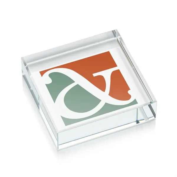 Winston Square VividPrint™ Paperweight... from ASI 84592 St Regis Group / St Regis