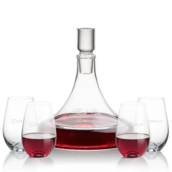 Our 53oz Ashby Decanter & Lid is paired with 2 or... from ASI 84592 St Regis Group