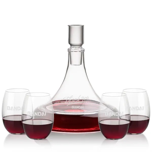 Our 53oz Ashby Decanter & Lid is paired with 2 or... from ASI 84592 St Regis Group