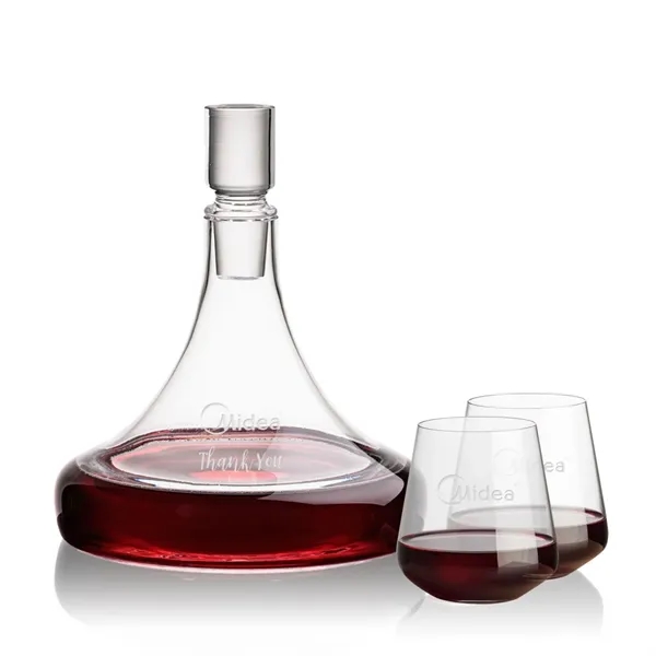 Our 53oz Ashby Decanter & Lid is paired with 2 or... from ASI 84592 St Regis Group