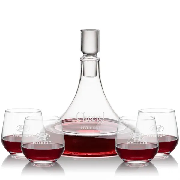 Our 53oz Ashby Decanter & Lid is paired with 2 or... from ASI 84592 St Regis Group