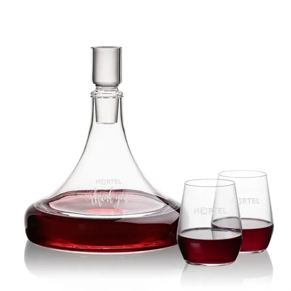 Our 53oz Ashby Decanter & Lid is paired with 2 or... from ASI 84592 St Regis Group