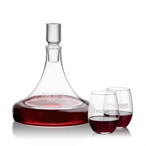 Our 53oz Ashby Decanter & Lid is paired with 2 or... from ASI 84592 St Regis Group