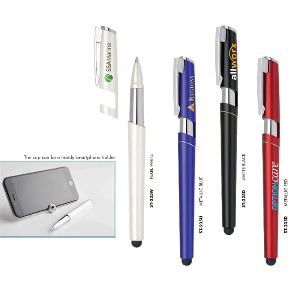 Plastic cap-off ballpoint pen available in several cool metallic colors with... from ASI 68190 Lungsal / Lungsal