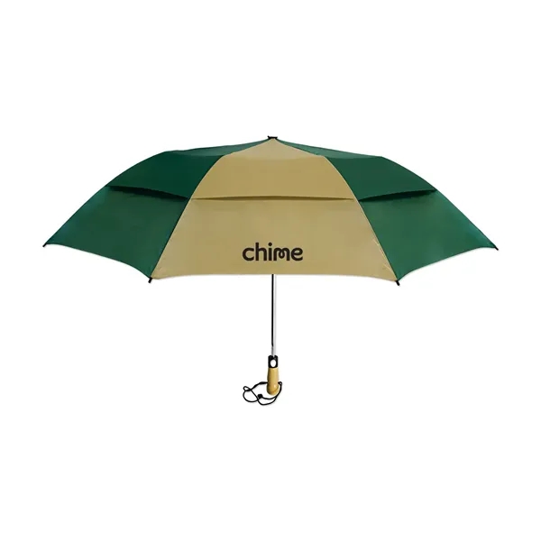 58" umbrella with a wooden handle and wrist strap.... from ASI 98360 WOWLine