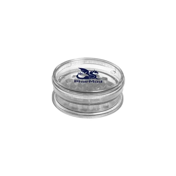 2 1/4" x 1" plastic grinder with a magnetized lid.... from ASI 98360 WOWLine