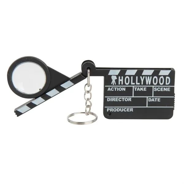 Hollywood style clapboard keychain with split ring keychain.... from ASI 34415 Alpi International LTD