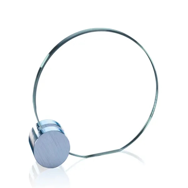 Award - Jade/Chrome Circle .... from ASI 84592 St Regis Group / Prestige Glass