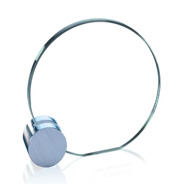 Award - Jade/Chrome Circle .... from ASI 84592 St Regis Group / Prestige Glass