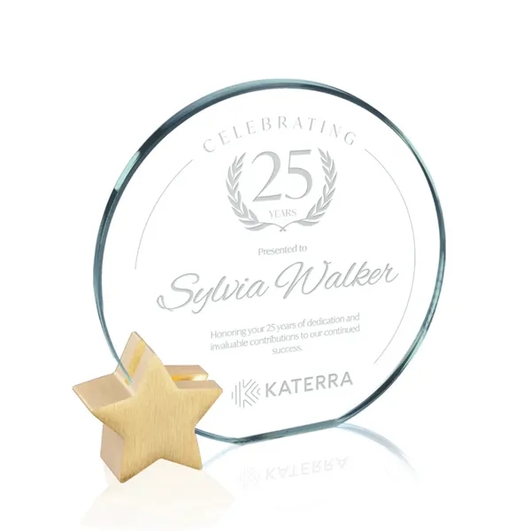 Award - Jade/Gold Star.... from ASI 84592 St Regis Group / Prestige Glass