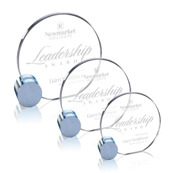 Award - Starfire/Chrome Circle.... from ASI 84592 St Regis Group / Prestige Glass