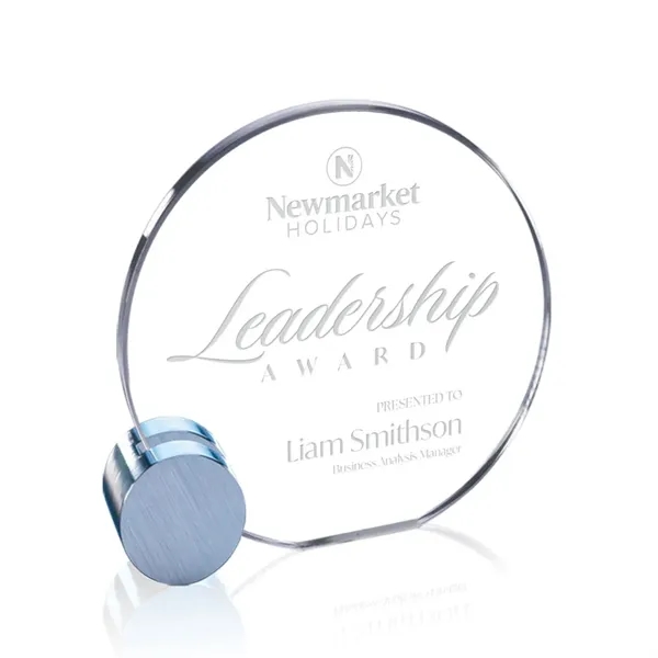 Award - Starfire/Chrome Circle.... from ASI 84592 St Regis Group / Prestige Glass