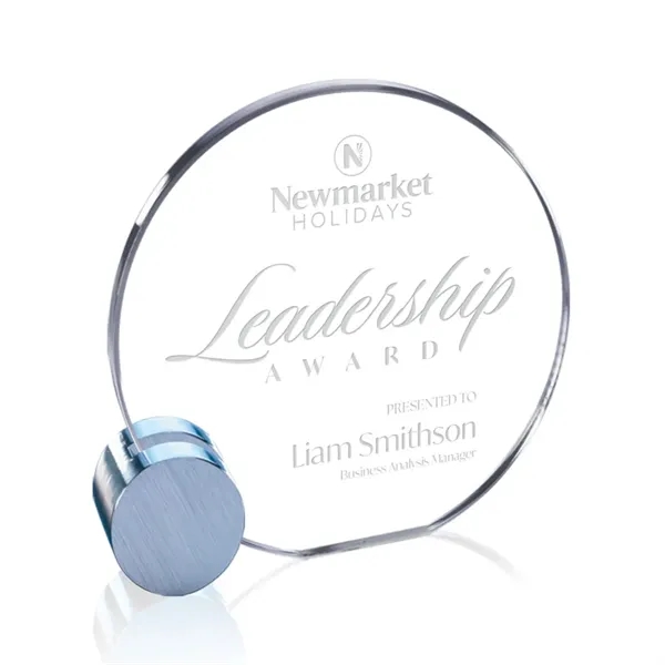 Award - Starfire/Chrome Circle.... from ASI 84592 St Regis Group / Prestige Glass