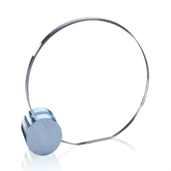 Award - Starfire/Chrome Circle.... from ASI 84592 St Regis Group / Prestige Glass