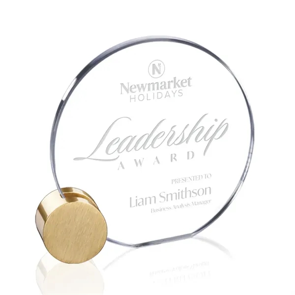 Award - Starfire/ Gold Circle.... from ASI 84592 St Regis Group / Prestige Glass