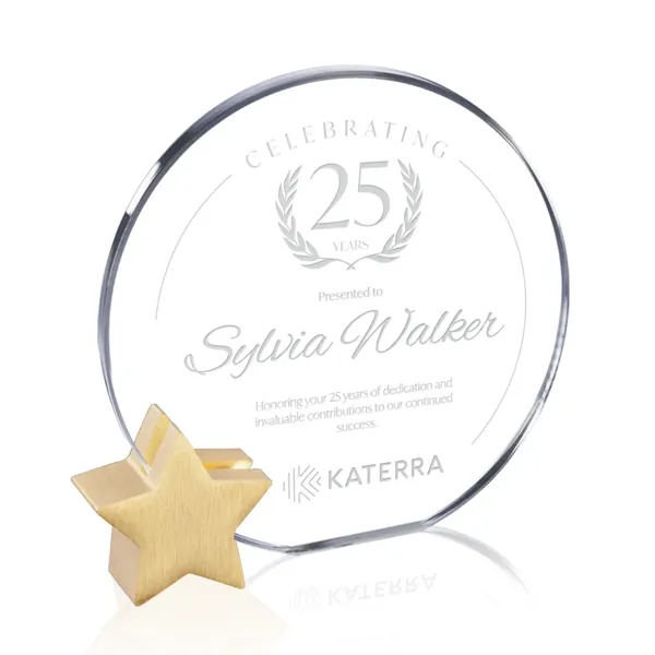 Award - Starfire/Gold Star.... from ASI 84592 St Regis Group / Prestige Glass