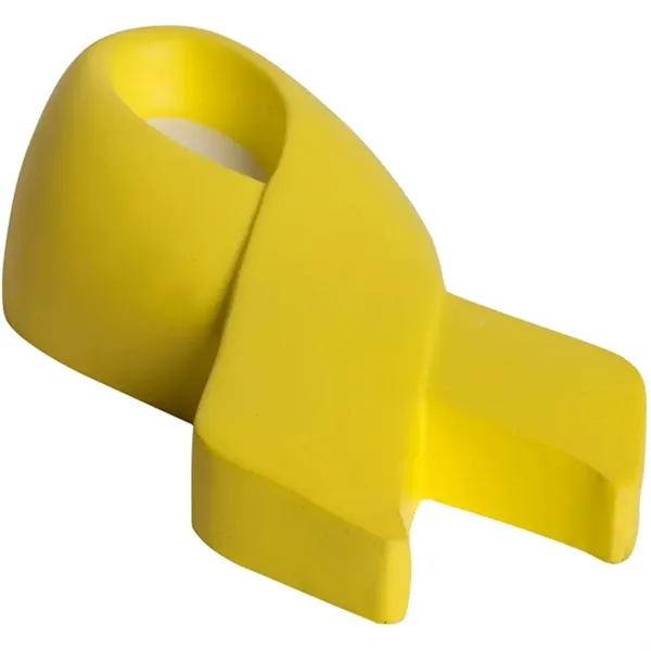 Awareness ribbon shaped stress reliever made of polyurethane foam.... from ASI 34415 Alpi International LTD
