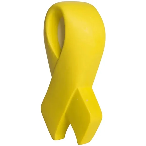 Awareness ribbon shaped stress reliever made of polyurethane foam.... from ASI 34415 Alpi International LTD