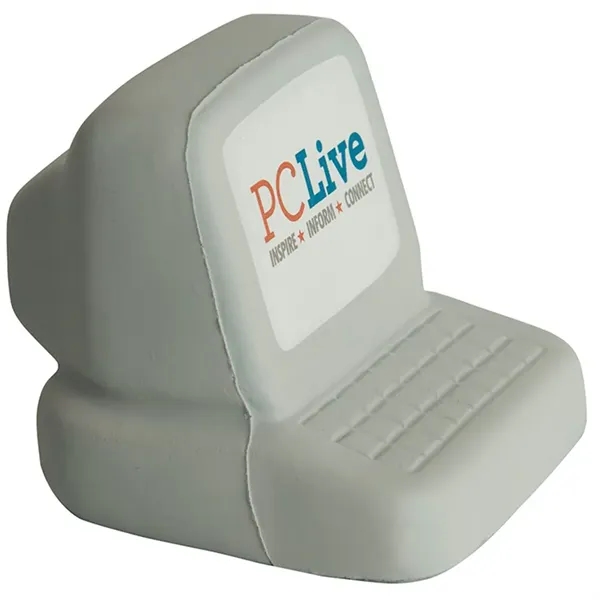 2.75" x 2.75" desktop computer shaped stress reliever.... from ASI 34415 Alpi International LTD