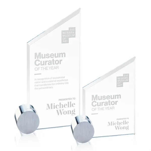 The Cooper features a slant topped starfire crystal upright with beveled... from ASI 84592 St Regis Group / Prestige Glass